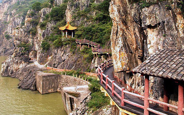 汉中市-汉台区-石门栈道(褒斜道)风景区