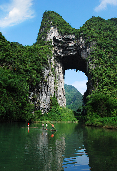 河池市-罗城县-怀群乡-剑江/天门山风景区 