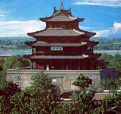 聊城市东昌府区聊城古城明光岳楼历史文化街区