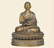 大昭寺·黄铜镀金噶举派高僧像