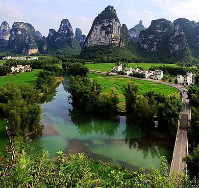 崇左市-大新县-堪圩乡-明仕村-明仕田园风景区