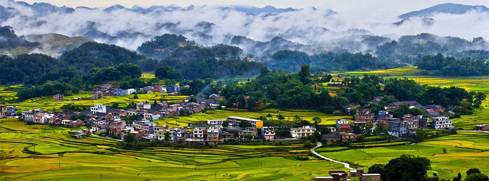 河池市-南丹县-芒场镇-巴平村梯田风景区