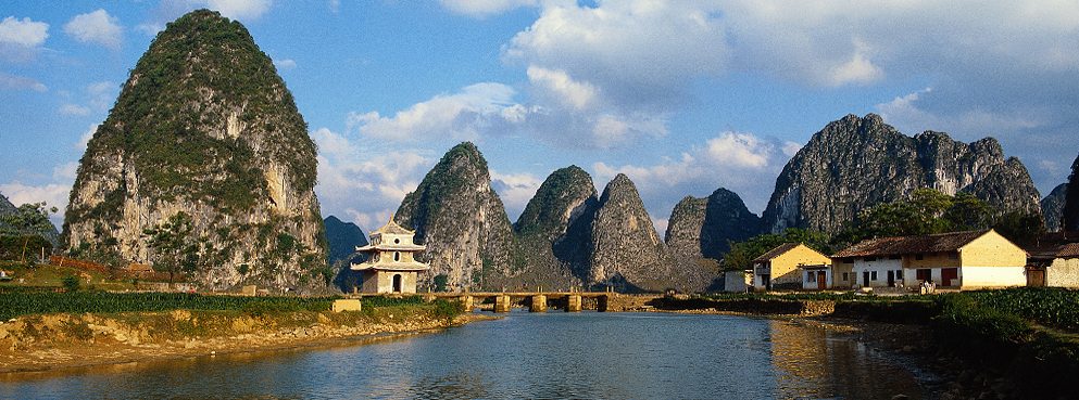 百色市-靖西市-旧州村/文昌阁风景区