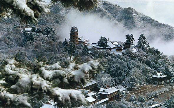 平凉市-崆峒区-崆峒山·塔院（法轮寺·|宋|舒花寺·凌空塔）