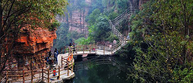 晋中市-灵石县-太岳山国家森林公园·红崖峡谷风景区