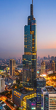 南京市-鼓楼区-绿地中心·紫峰大厦（450米）·洲际酒店
