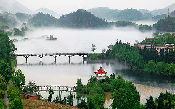 安庆市-太湖县-花亭湖国家级风景名胜区|4A
