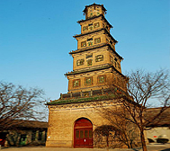 临汾市-尧都区-|清|铁佛寺|塔