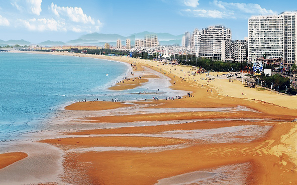 烟台市-海阳市-万米海滩浴场|海阳国家级旅游度假区|4A