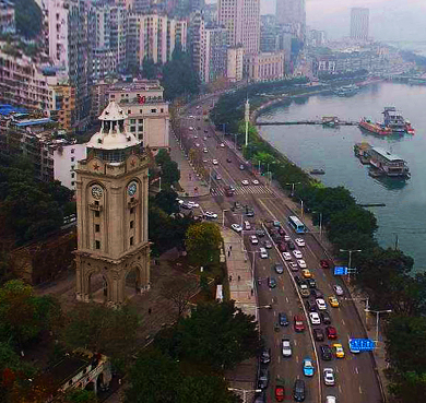 重庆市-万州区-西山公园（|民|西山钟楼）·长江（滨江）风景区