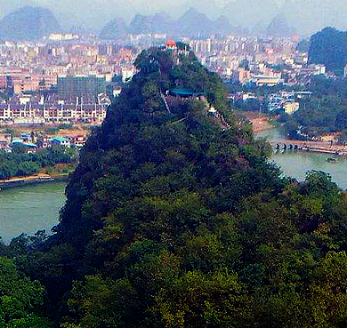 桂林市-叠彩区-叠彩山（|唐-清|摩崖造像·石刻）风景区