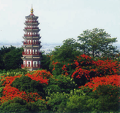 广东省-中山市-中山公园·烟墩山塔