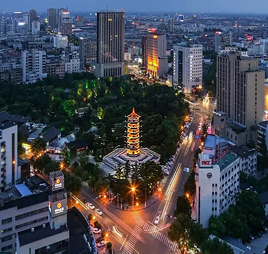 嘉兴市-桐乡市区-凤鸣公园·凤鸣塔