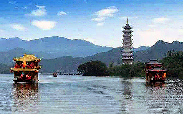 重庆市-开州区-汉丰街道-滨湖公园·汉丰湖（文峰塔·廊桥）国家湿地公园|4A