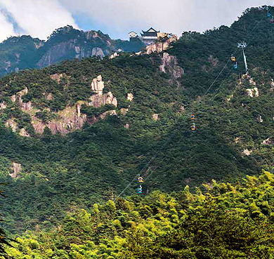 池州市-青阳县-九华山·闵园（闵园竹海·索道）风景旅游区