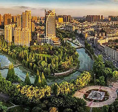 成都市-温江区-温江公园·江安河（巨龙环岛）风景区