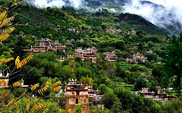 甘孜州-丹巴县-聂呷乡-丹巴藏寨·甲居藏寨（|唐-清|古碉楼）风景旅游区