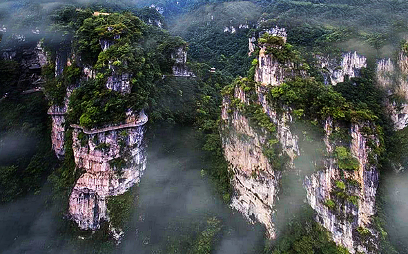 宜昌市-长阳县-龙舟坪镇-武陵山·方山（峰林）风景旅游区|4A