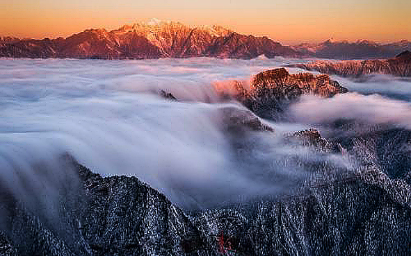 雅安市-荥经县-三合乡-二郎山·牛背山（3660米·贡嘎山观景台）风景区