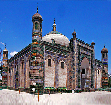 喀什地区-喀什市-|清|阿巴和加麻扎（香妃墓）