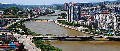 德阳市-中江县城-凯江镇·凯江（滨江）风景区