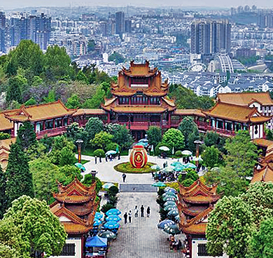 绵阳市-游仙区-富乐山（富乐堂·三国文化）风景旅游区