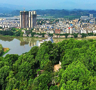 乐山市-五通桥区-竹根镇·岷江（滨江）风景区