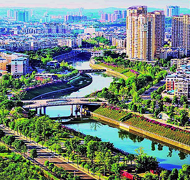 资阳市-雁江区-城区·沱江（滨江）风景区