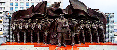 丹东市-振兴区-鸭绿江·为了和平雕塑（中国人民志愿军·彭德怀像）