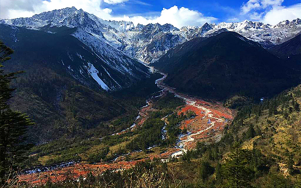 甘孜州-泸定县-新兴乡-贡嘎山·中国红石公园（雅家埂山）风景旅游区