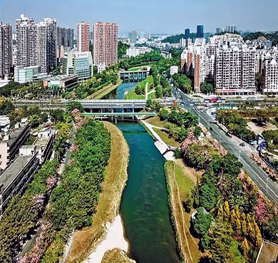 深圳市-龙华区-观澜河（滨河）风景区