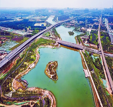 郑州市-中原区-贾鲁河生态公园·南水北调河风景区