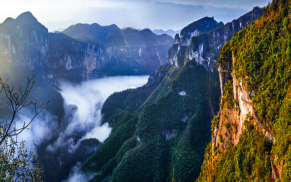 重庆市-云阳县-清水乡-龙缸国家地质公园·龙缸（石笋河峡谷）风景旅游区|5A