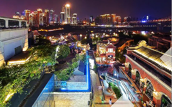 重庆市-南岸区-长嘉汇·弹子石老街（商业街区）·长江滨江（观景台）风景旅游区|4A