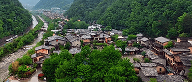 商洛市-柞水县-营盘镇-朱家湾村·风景旅游区