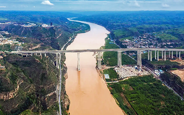 榆林市-佳县-黄河（黄河晋陕大峡谷·观景台）风景旅游区