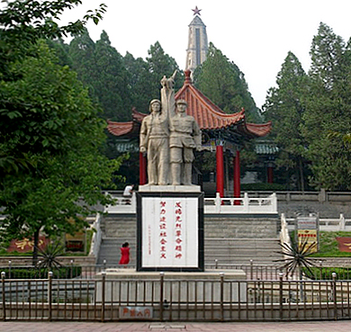 晋城市-阳城县城-凤城镇-太岳烈士陵园