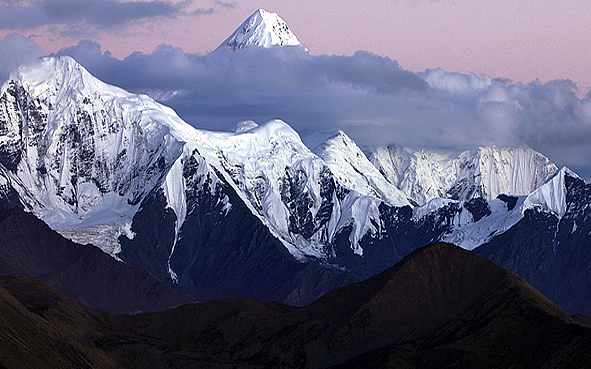 甘孜州-康定市-大雪山脉·贡嘎山（蜀山之王主峰7556米）国家级风景名胜区