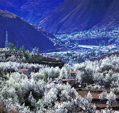 阿坝州-金川县-大金川河·梨花红叶风景旅游区