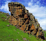 甘孜州-石渠县-长沙干玛-利山巨石群
