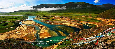 果洛州-达日县城-吉迈镇-格萨林卡（格萨尔像·黄河观景台）风景区