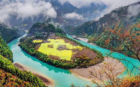 怒江州-贡山县-丙中洛镇-三江并流国家级风景名胜区·怒江第一湾（怒江大峡谷）风景旅游区