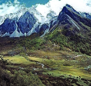 甘孜州-稻城县-香格里拉镇-俄初山（5146米）风景区