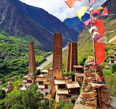 甘孜州-丹巴县-梭坡乡-莫洛村·丹巴藏寨（|唐-清|莫洛古碉楼）风景旅游区