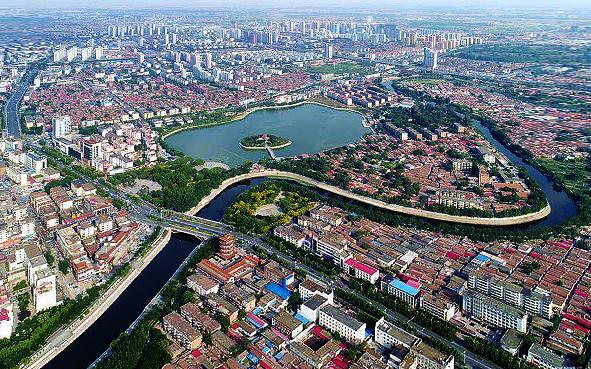 沧州市-运河区-清风楼·广场（大运河·南运河）风景区