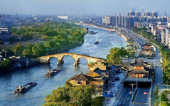杭州市-拱墅区-大运河（江南运河·|清|拱宸桥）桥西历史文化街区|4A