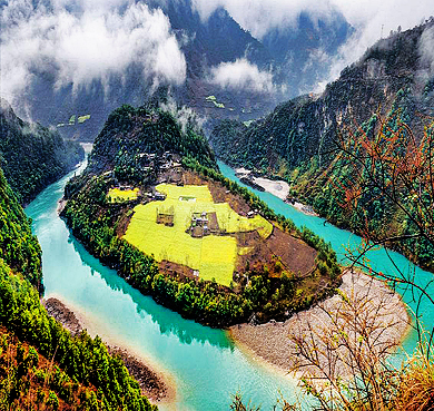 怒江州-贡山县-丙中洛镇-三江并流国家级风景名胜区·怒江第一湾（怒江大峡谷）风景旅游区