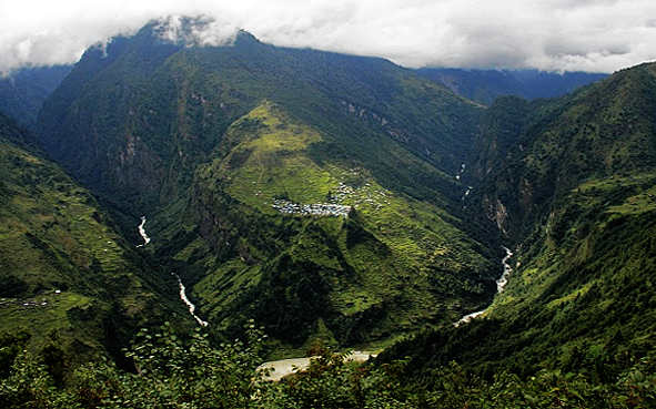 日喀则市-定结县-陈塘镇-喜马拉雅山脉·陈塘沟风景区