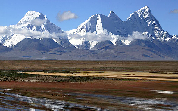 日喀则市-亚东县-喜马拉雅山脉·卓木拉日雪山（神女峰·7734米）风景区 